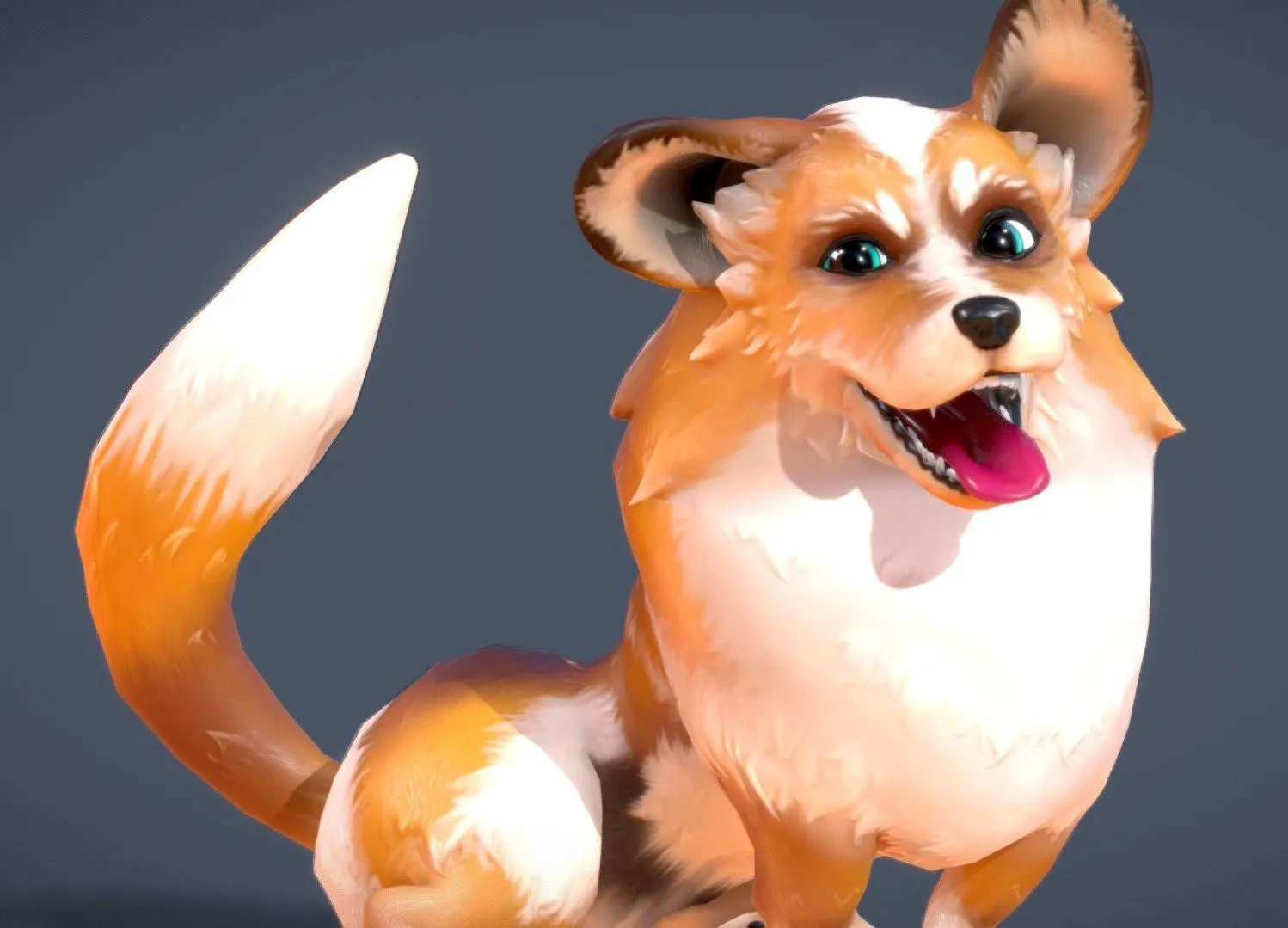 PBR Game 3D Models – Corgi Animated