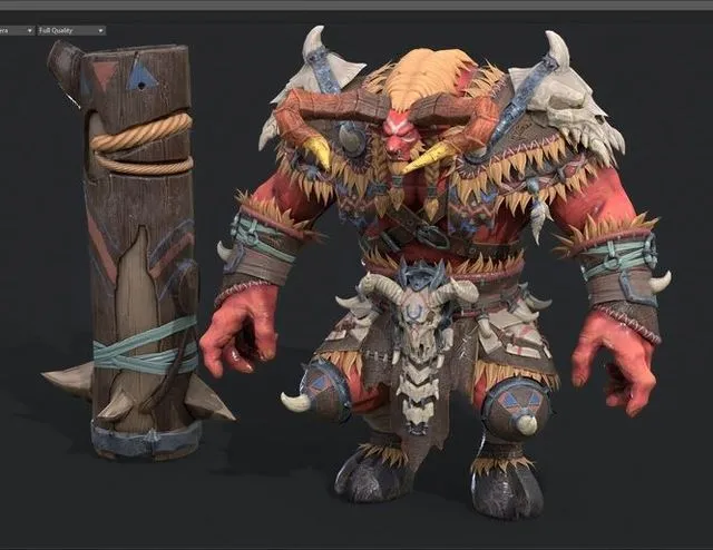 PBR Game 3D Models – Cow demon