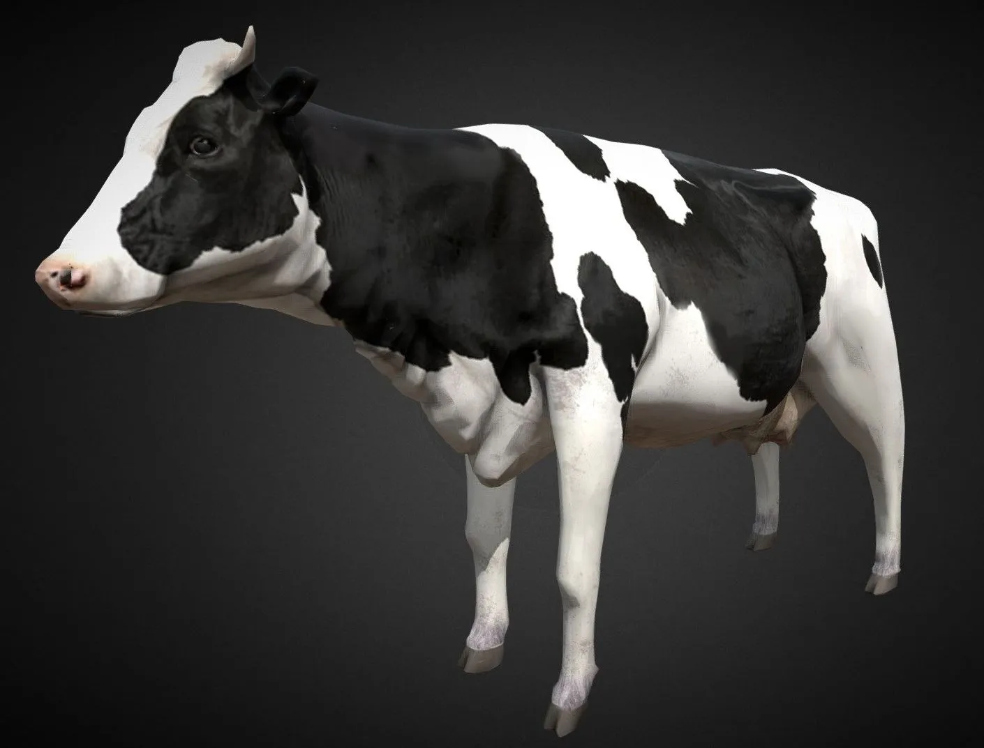 PBR Game 3D Models – Cow