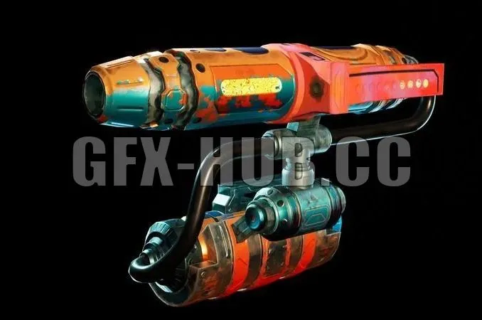 PBR Game 3D Models – CPZ – Paint Weapon