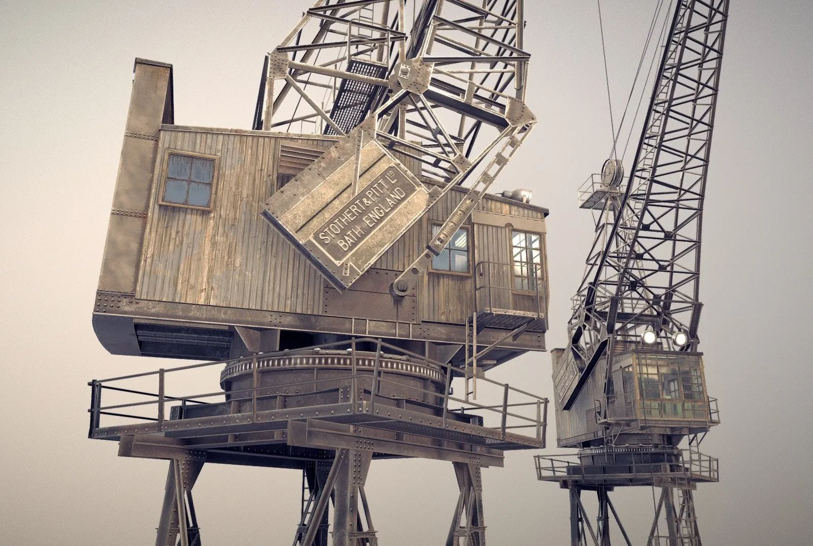 PBR Game 3D Models – Crane Stothertpitt Livery Ver1