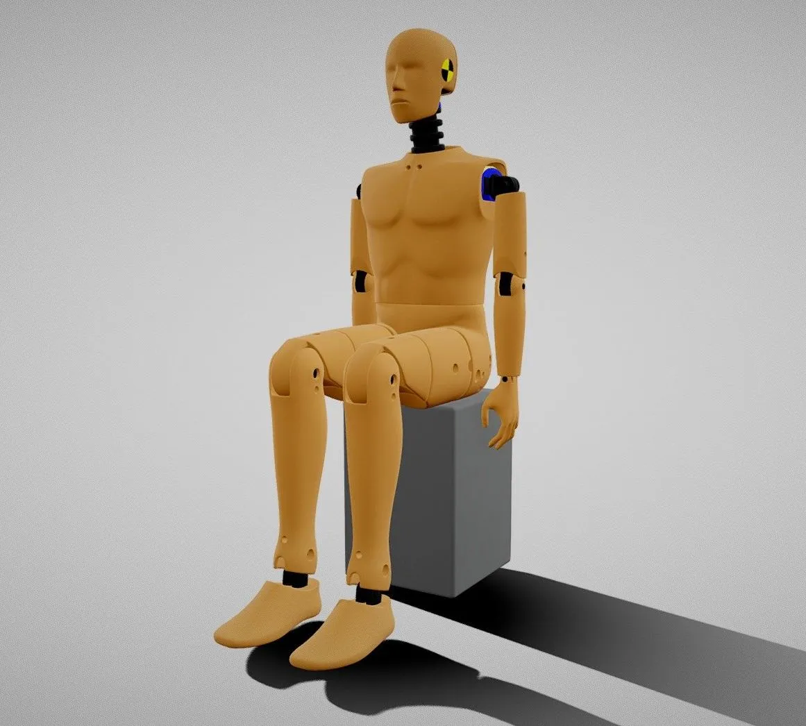 PBR Game 3D Models – Crash Test Dummy