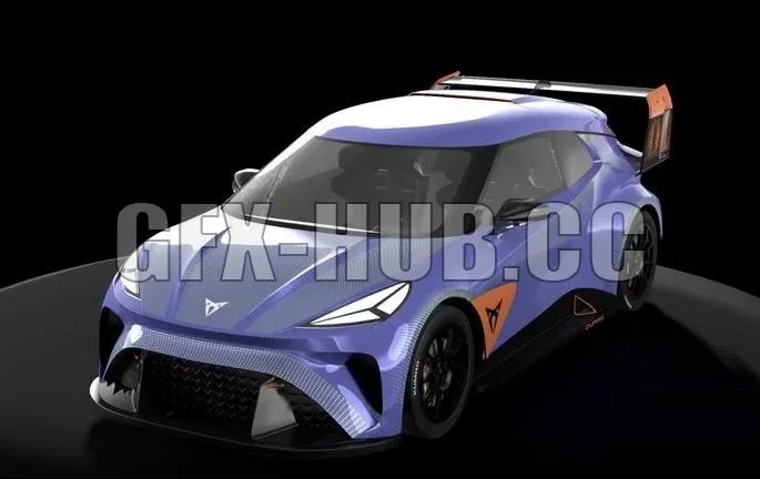 PBR Game 3D Models – CUPRA UrbanRebel