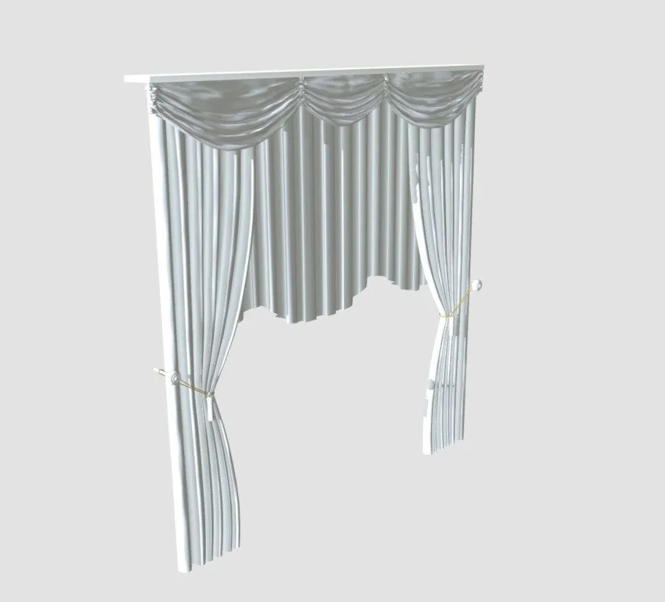 PBR Game 3D Models – Curtain
