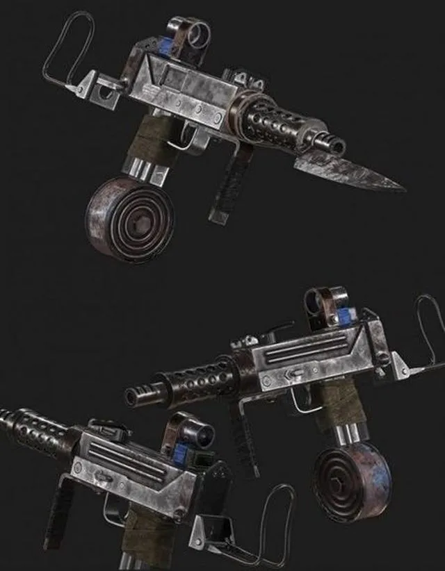 PBR Game 3D Models – Custom Mac 10