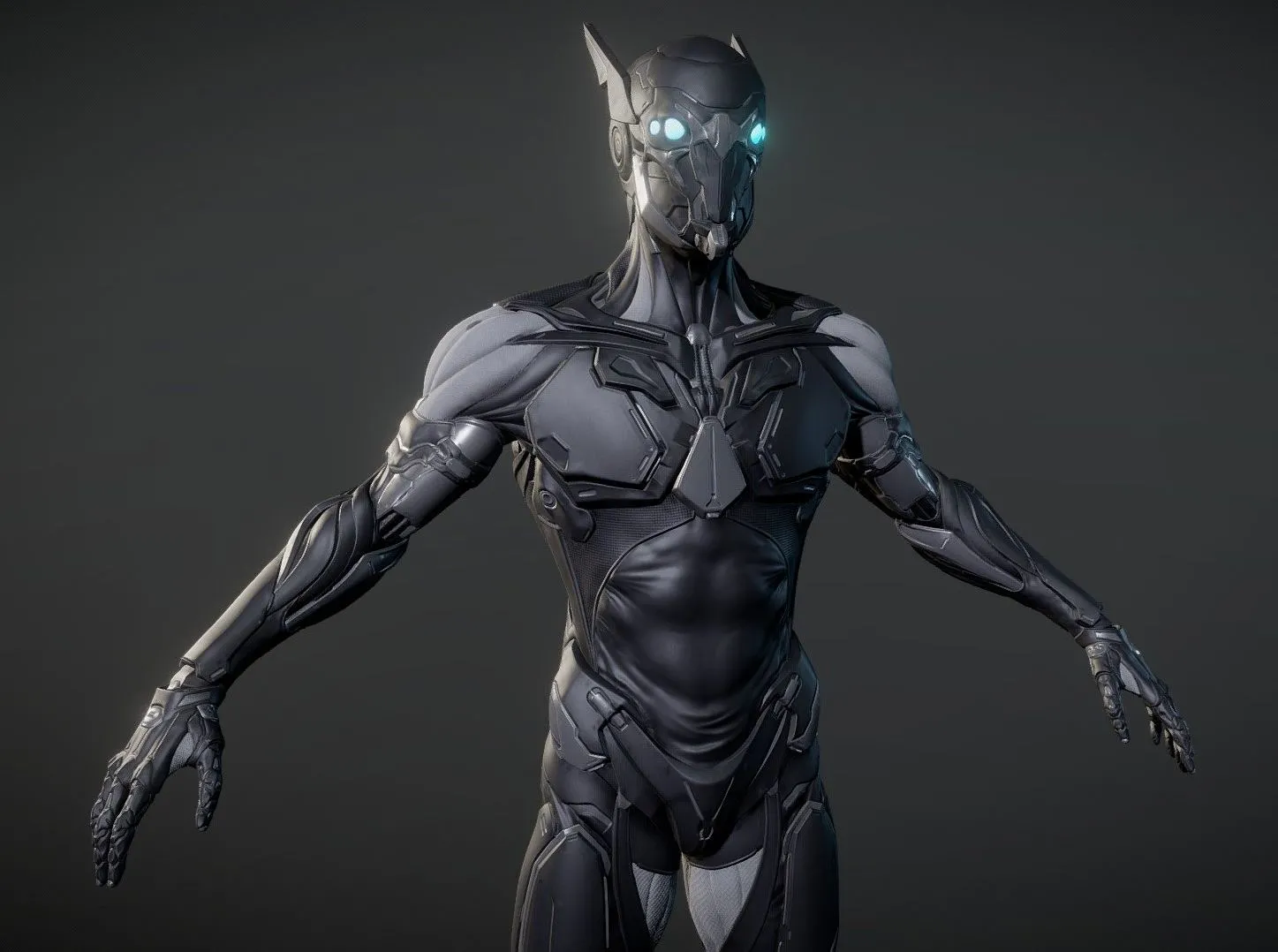 PBR Game 3D Models – Cyber Ninja