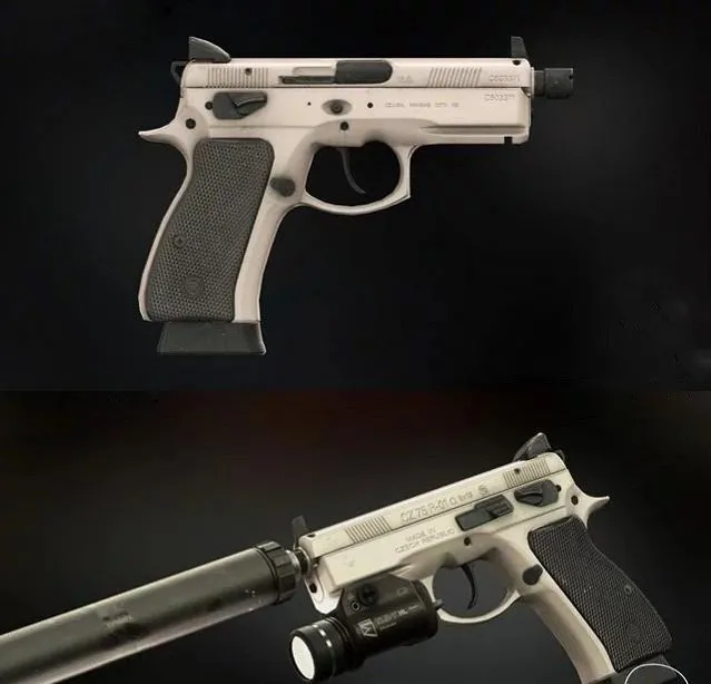 PBR Game 3D Models – CZ 75B P01 Omega handgun