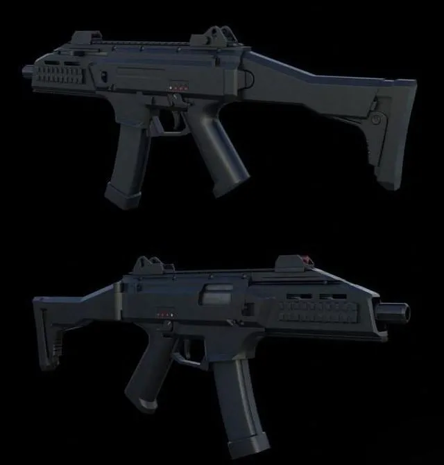 PBR Game 3D Models – CZ Scorpion EVO