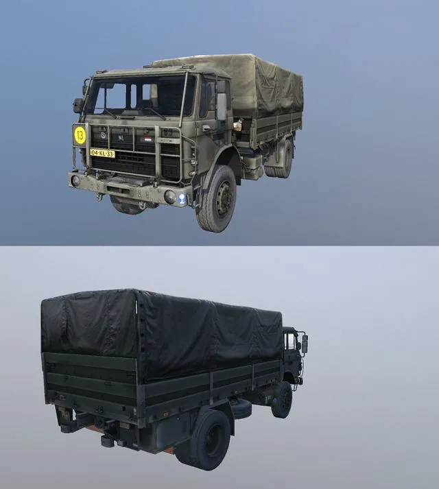 PBR Game 3D Models – DAF YA-4442