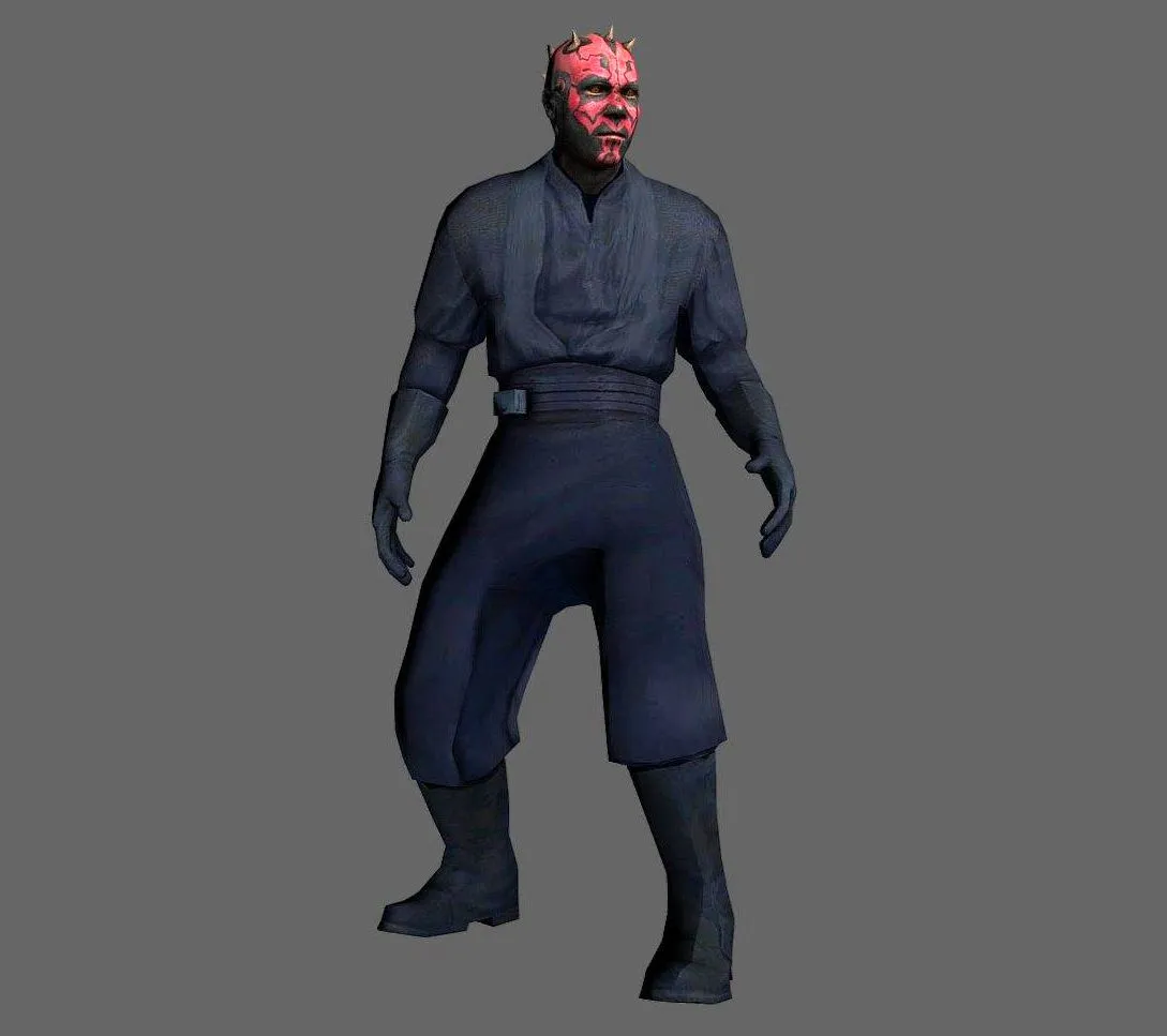 PBR Game 3D Models – Darth Maul