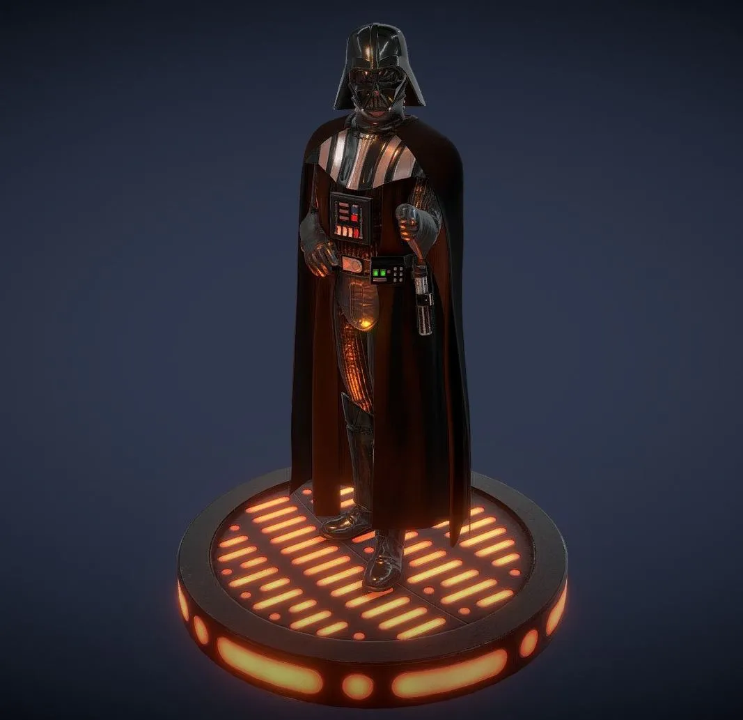 PBR Game 3D Models – Darth Vader 1