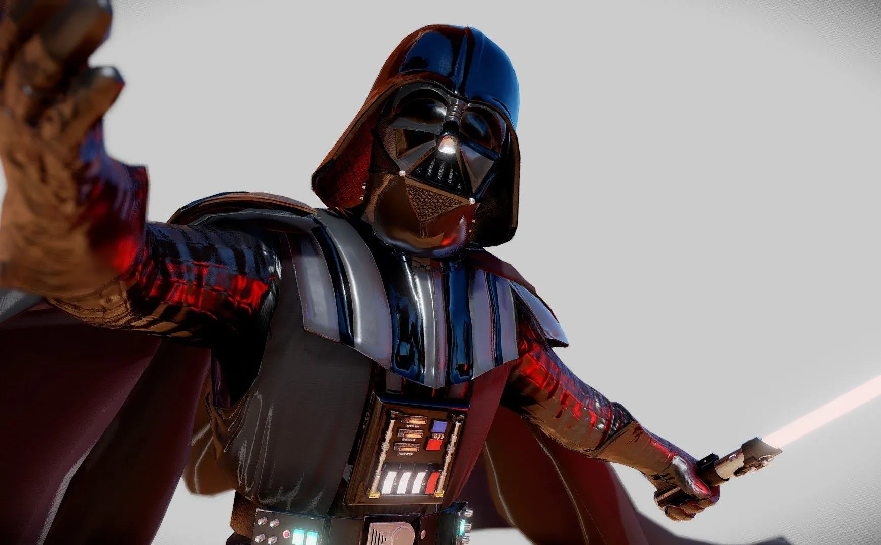 PBR Game 3D Models – Darth Vader Screen Accurate Rotj