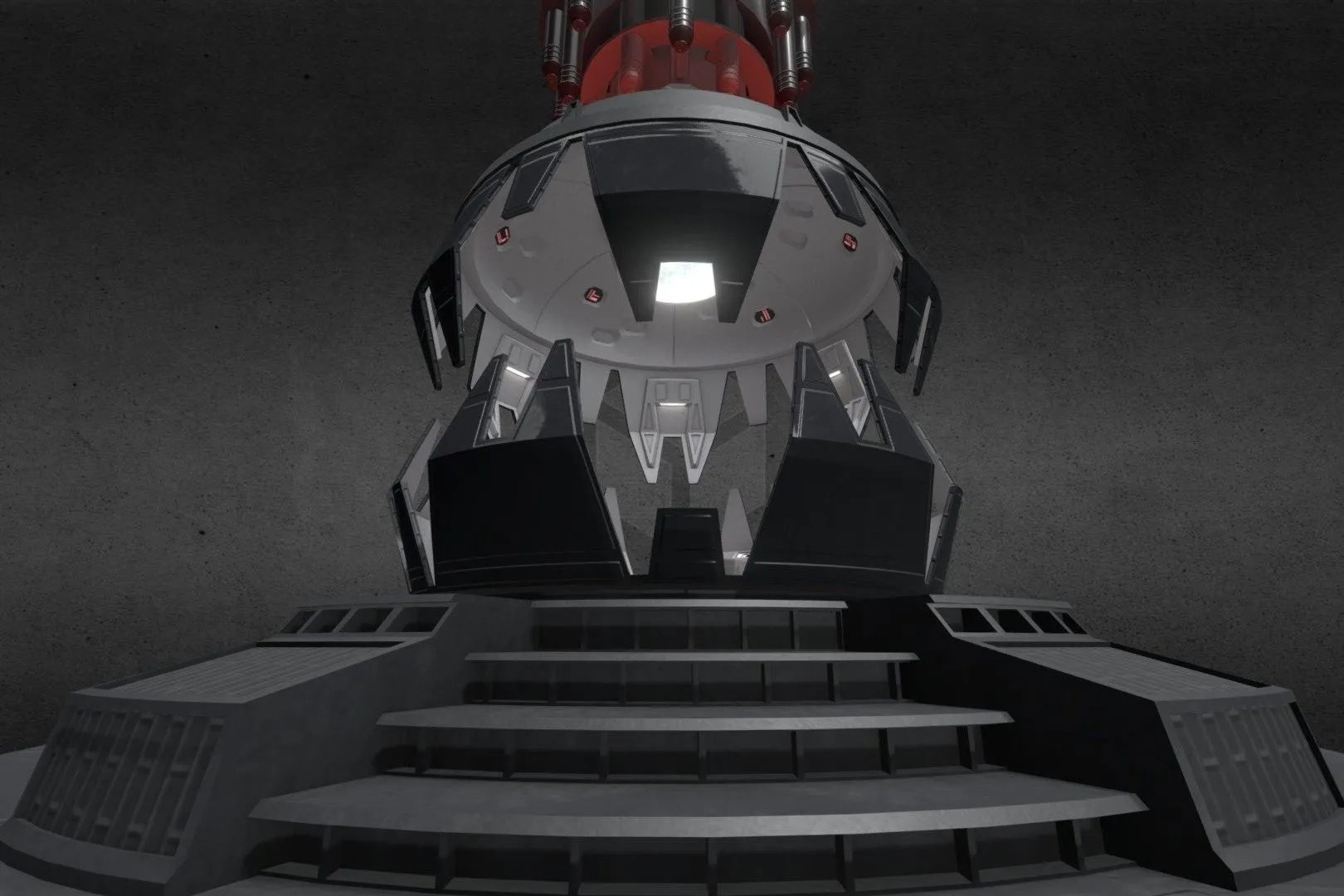 PBR Game 3D Models – Darth Vaders Meditation Chamber