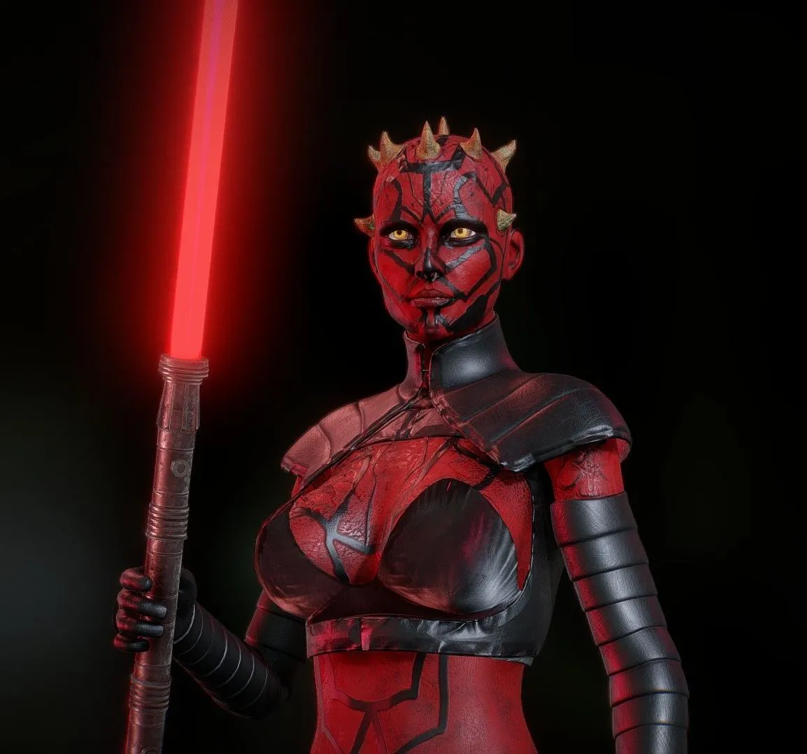 PBR Game 3D Models – Darth Zabrak Sith By Oscar Creativo