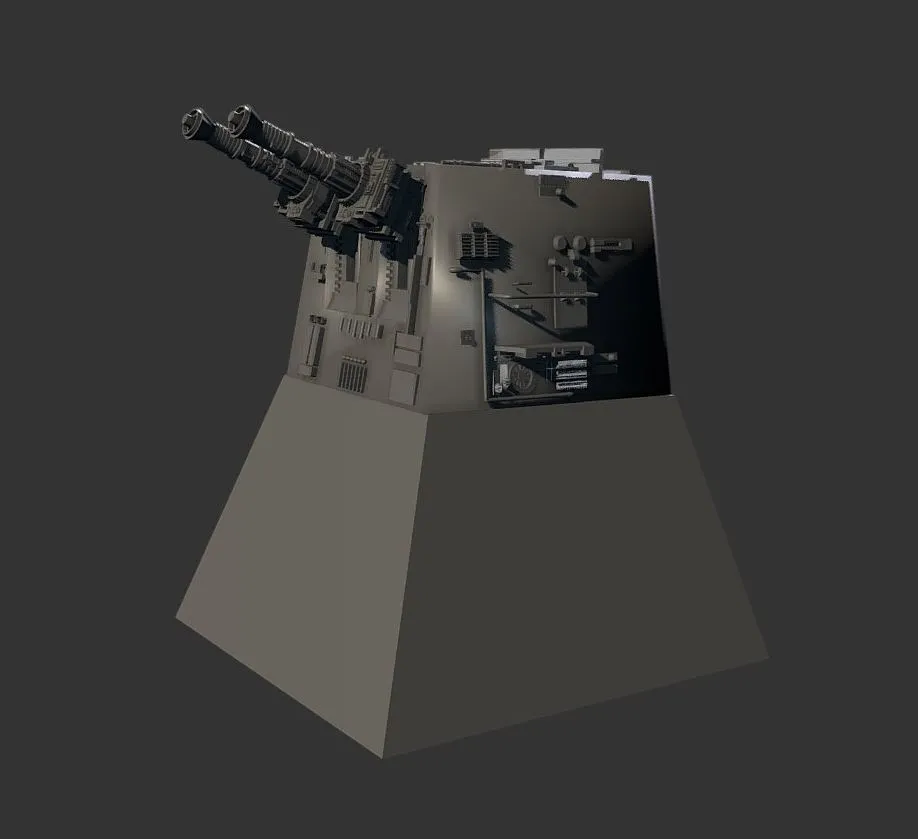 PBR Game 3D Models – Death Star Cannon