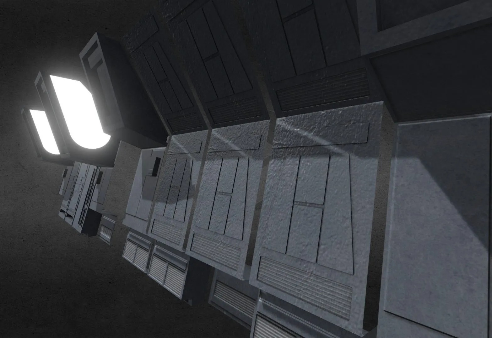 PBR Game 3D Models – Deathstar Wallpanels Group 3