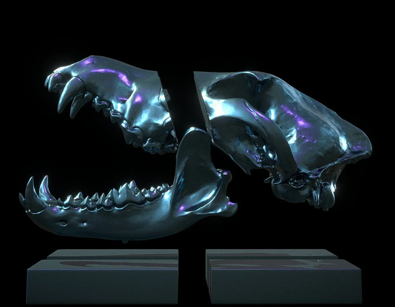 PBR Game 3D Models – Deco Skull 3D Printing