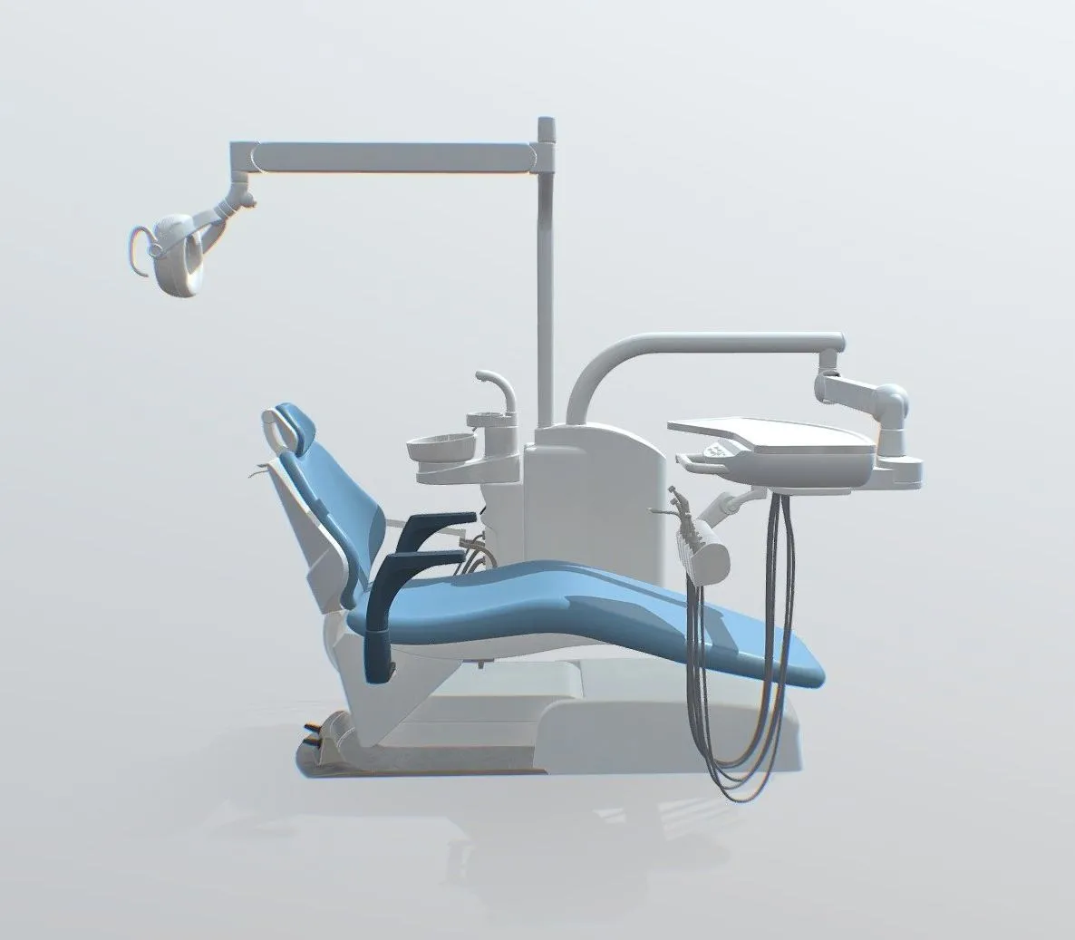 PBR Game 3D Models – Dental Unit Dentist Chair