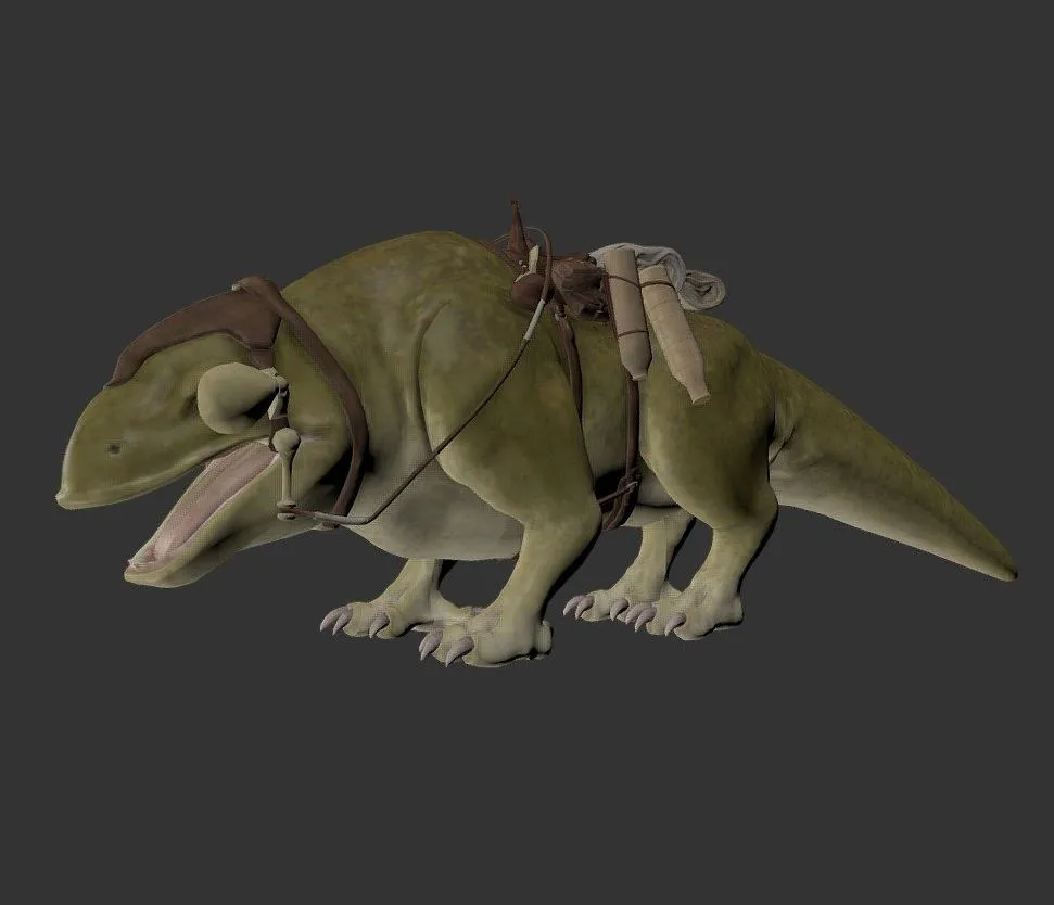 PBR Game 3D Models – Dewback
