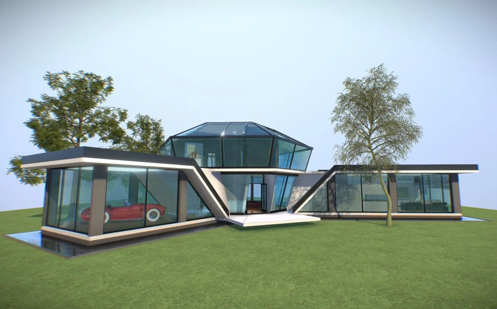 PBR Game 3D Models – Diamond Residence