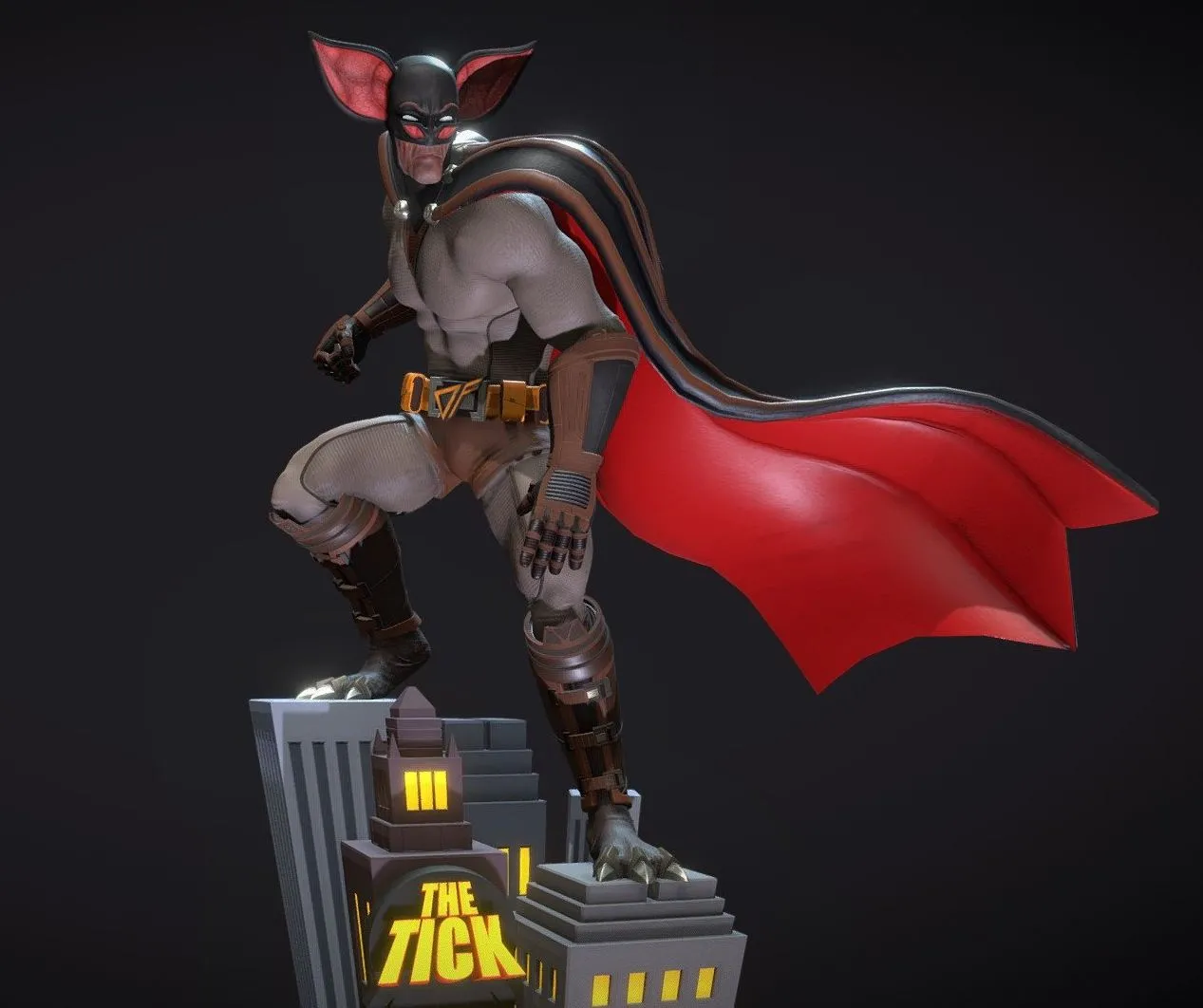 PBR Game 3D Models – Die Fledermaus