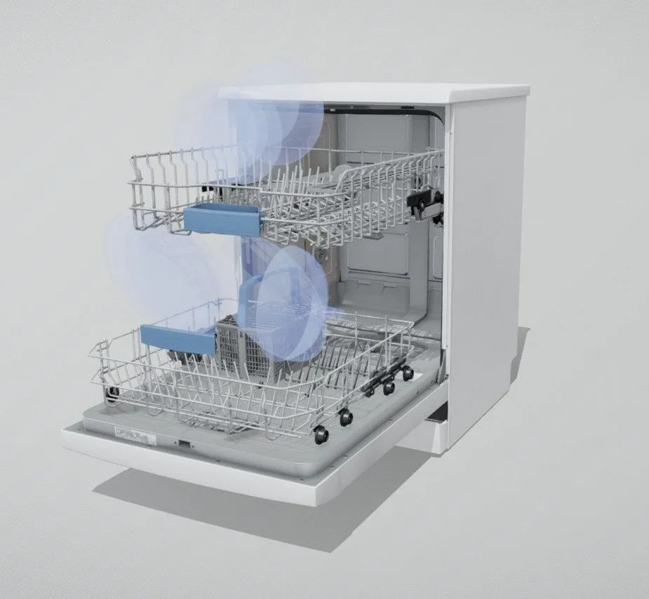 PBR Game 3D Models – Dishwasher Bosch Series 2 Silence Plus