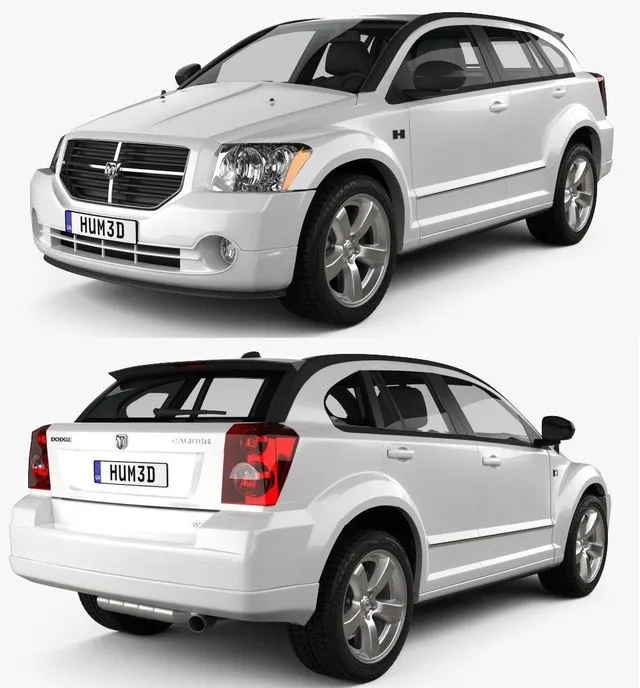 PBR Game 3D Models – Dodge Caliber 2010
