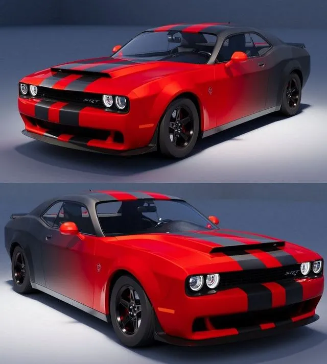 PBR Game 3D Models – Dodge Demon SRT