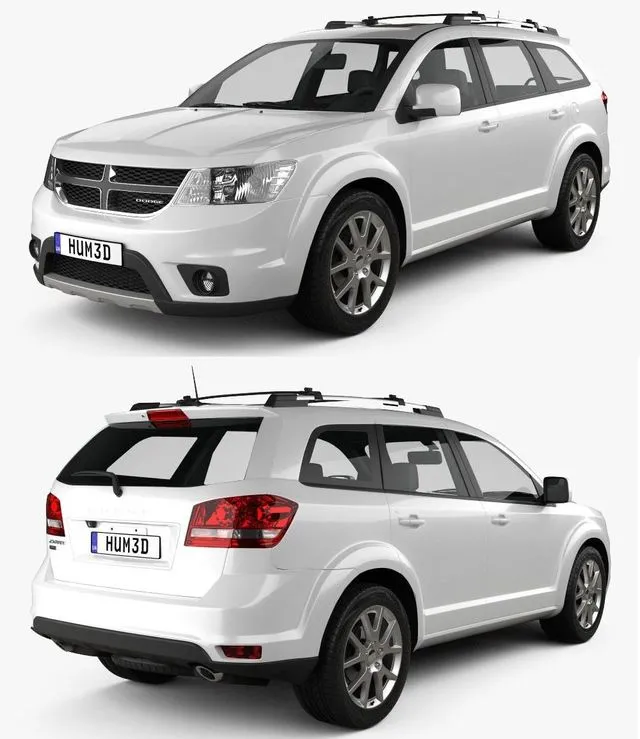 PBR Game 3D Models – Dodge Journey 2011