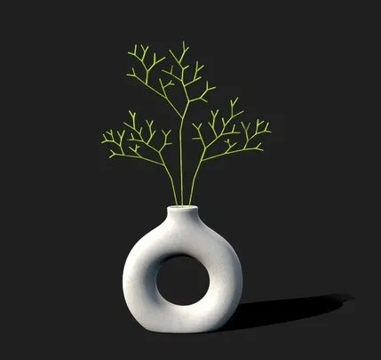 PBR Game 3D Models – Donut Vase