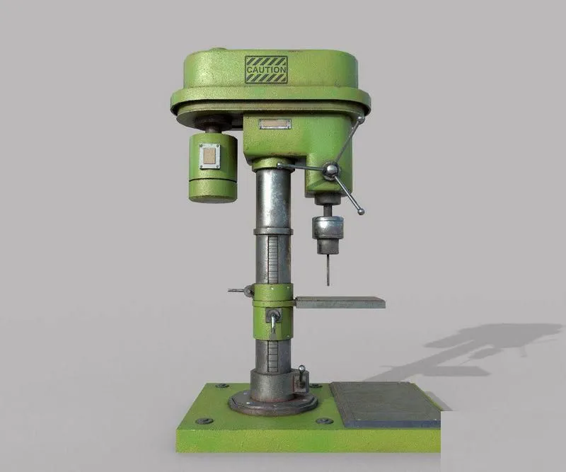PBR Game 3D Models – Drilling Machine
