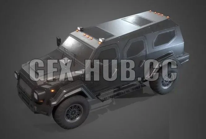 PBR Game 3D Models – DRL Simulator – SUV