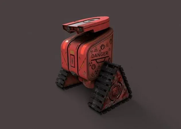 PBR Game 3D Models – Droid V2