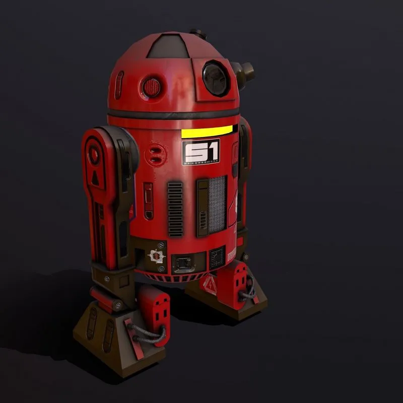 PBR Game 3D Models – Droid v3