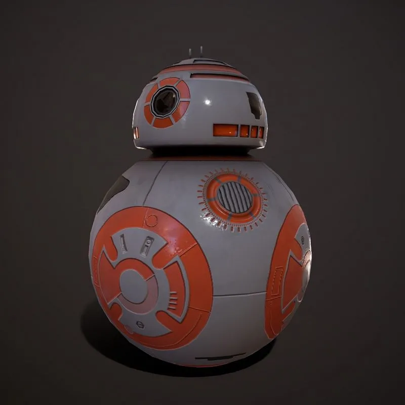 PBR Game 3D Models – Droid V4