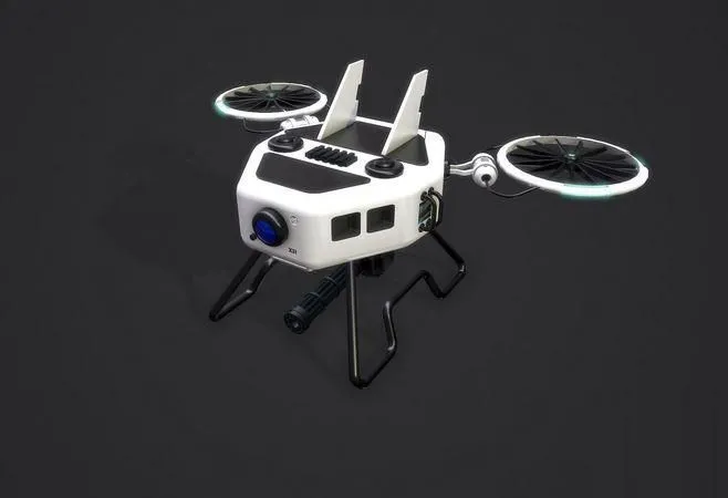 PBR Game 3D Models – Drone RX