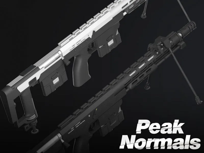 PBR Game 3D Models – DSR-50 Sniper Rifle