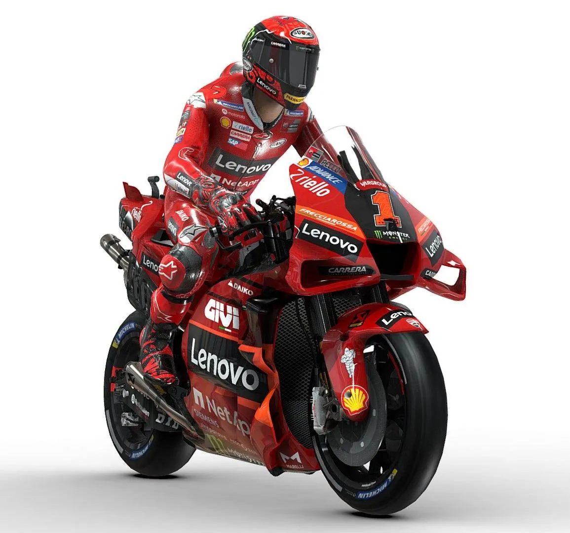 PBR Game 3D Models – Ducati GP23