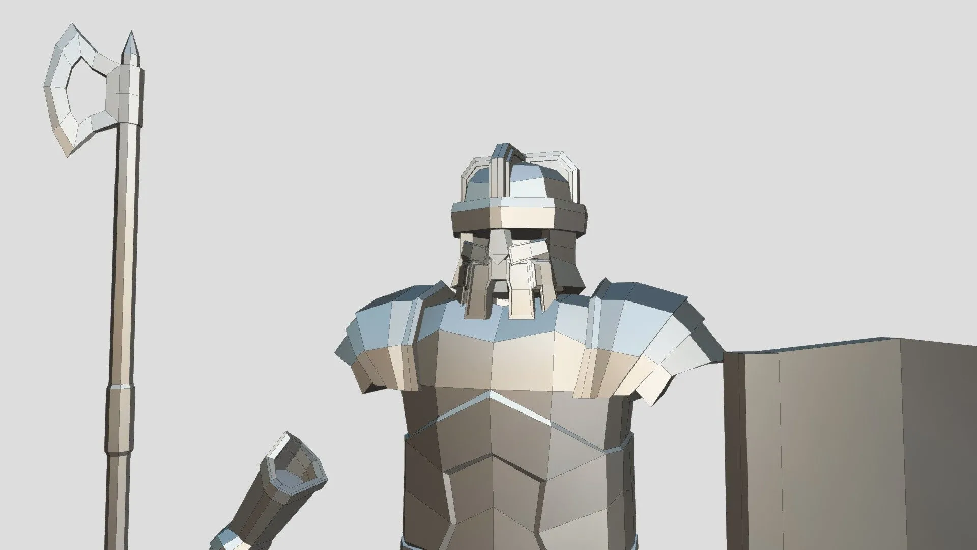 PBR Game 3D Models – Dwarf Armor