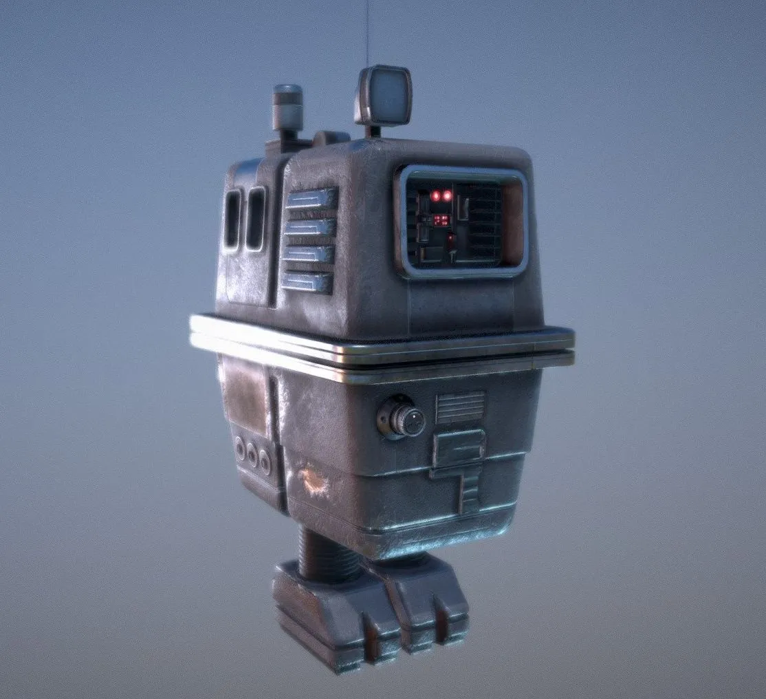 PBR Game 3D Models – Eg 6 Gnk Droid