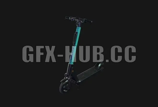 PBR Game 3D Models – Electric scooter