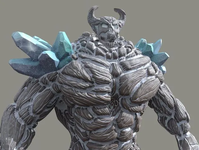 PBR Game 3D Models – Elemental Golems