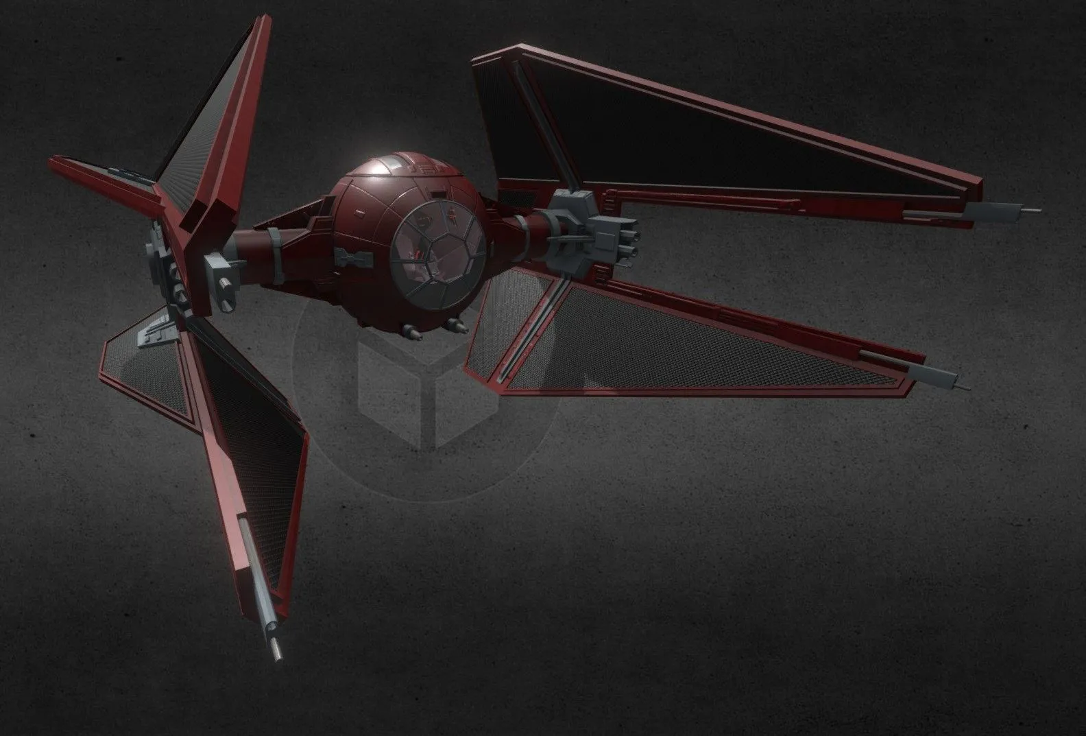 PBR Game 3D Models – Emperors Royal Guard Tiein Starfighter