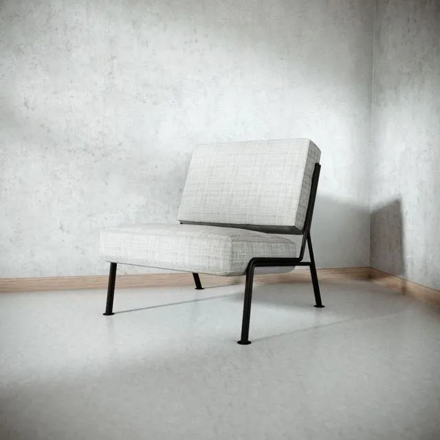 PBR Game 3D Models – Enameled Metal Lounge