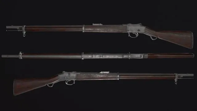PBR Game 3D Models – Enfield Martini Henry Rifle