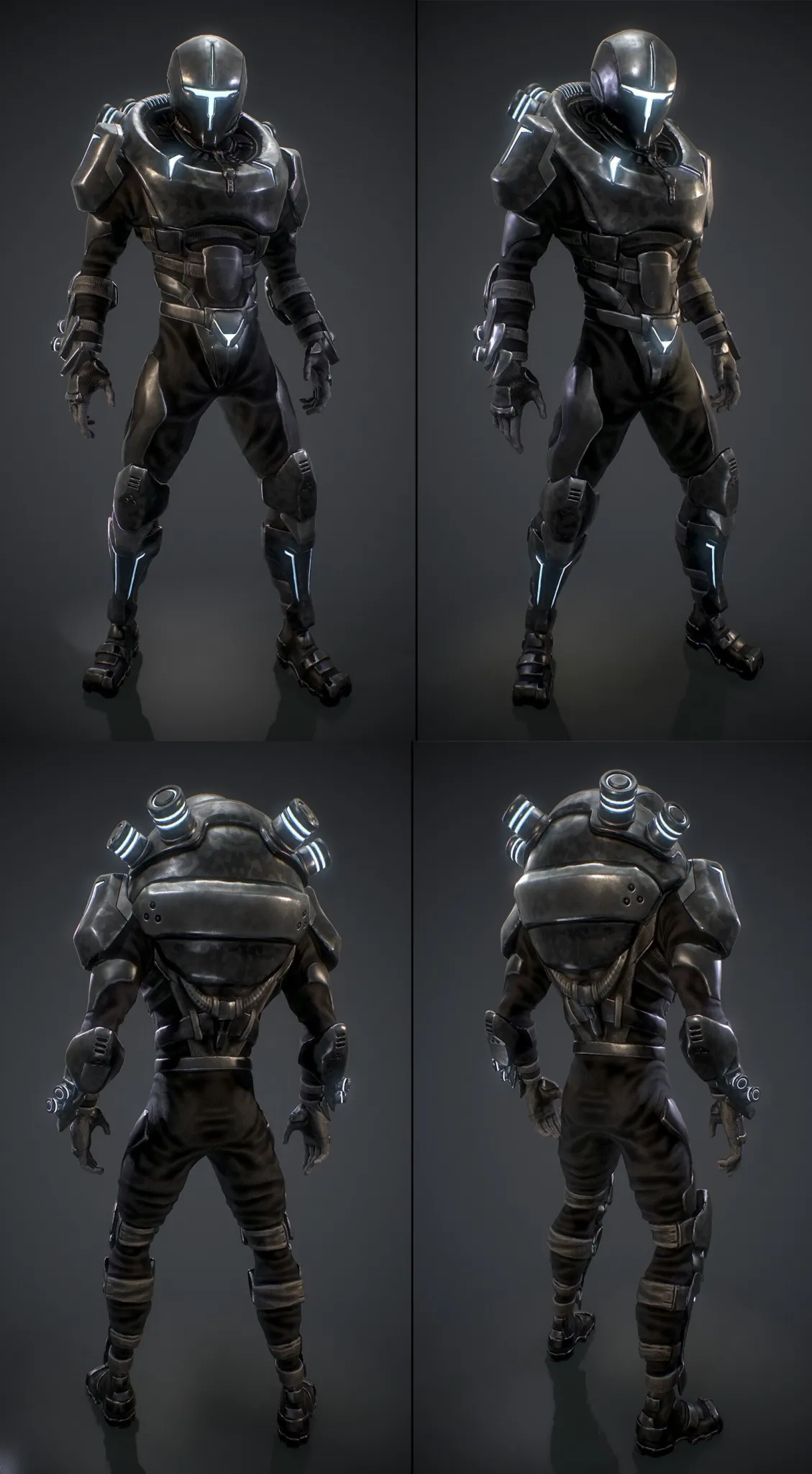 PBR Game 3D Models – Enforcer