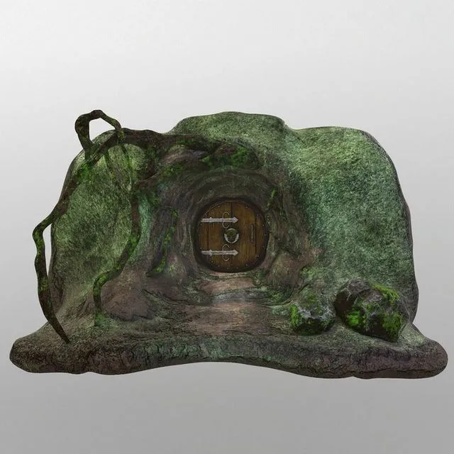 PBR Game 3D Models – Entrance to the House of the Goblin