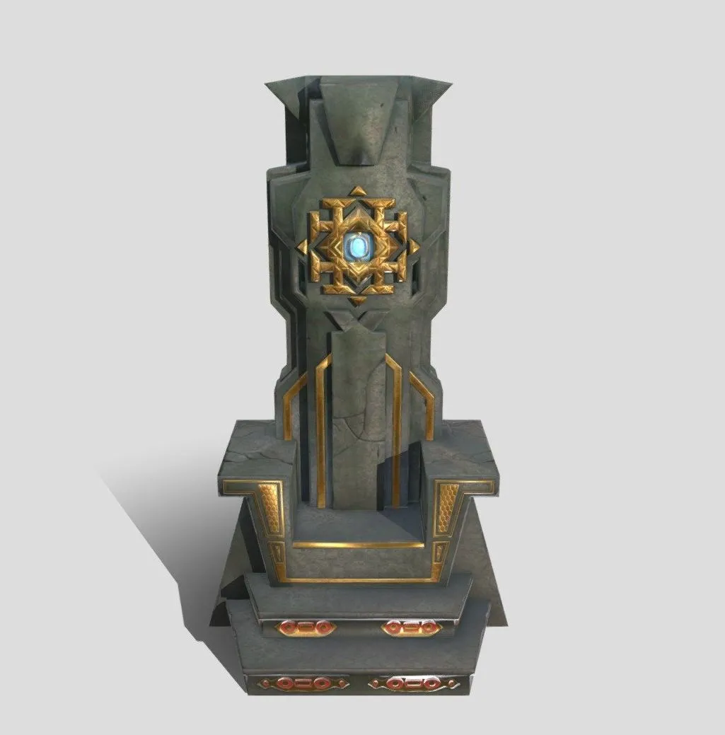 PBR Game 3D Models – Erebor Throne