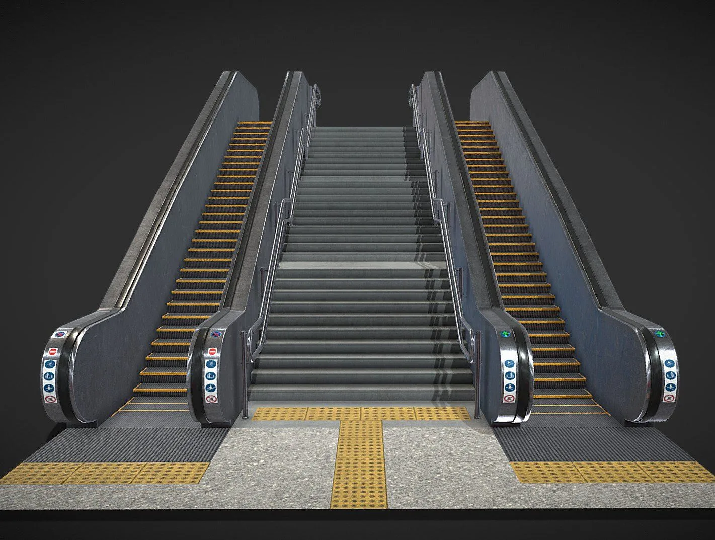 PBR Game 3D Models – Escalator Ready To Unity Hdrp