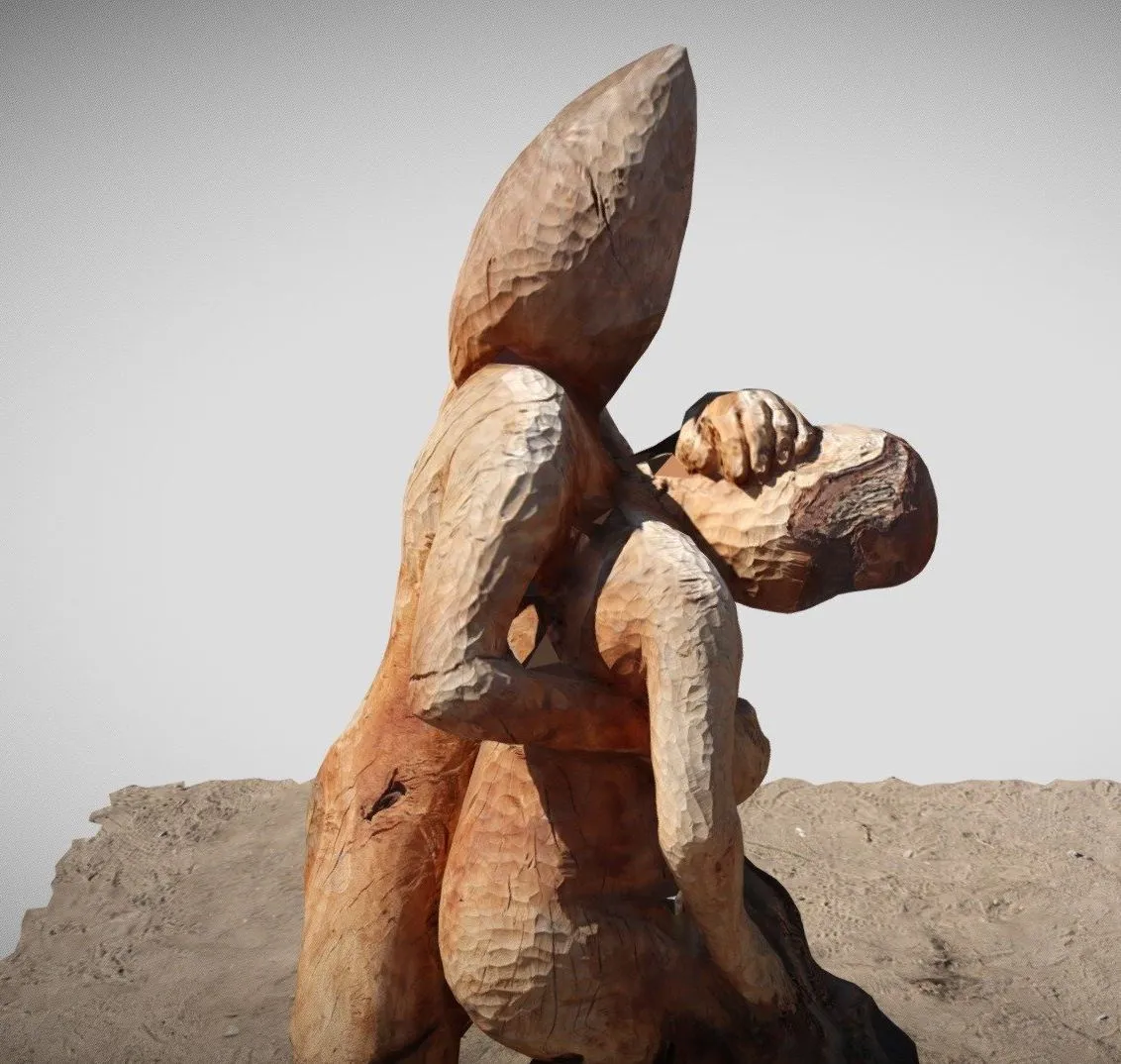 PBR Game 3D Models – Escultura Pueblos Originarios Plaza Baquedano